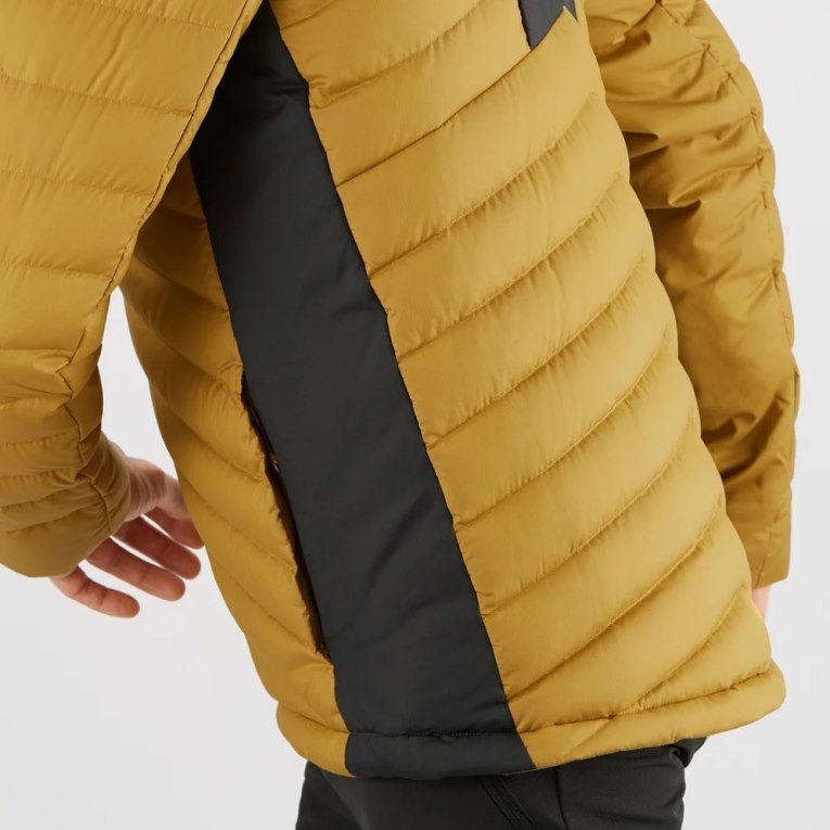 Salomon Essential Xwarm Down Zateplené Bundy Panske Žlté | SK 5SKWFP